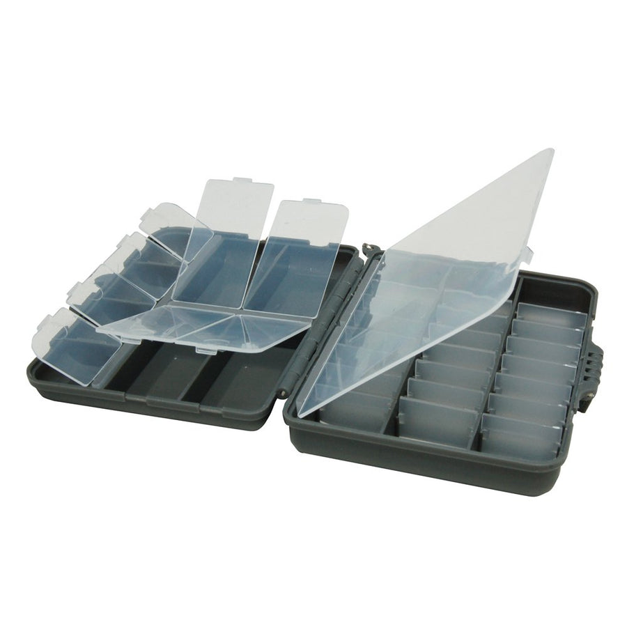 Gray/Clear Plano Compact Side by Side Tackle Box
