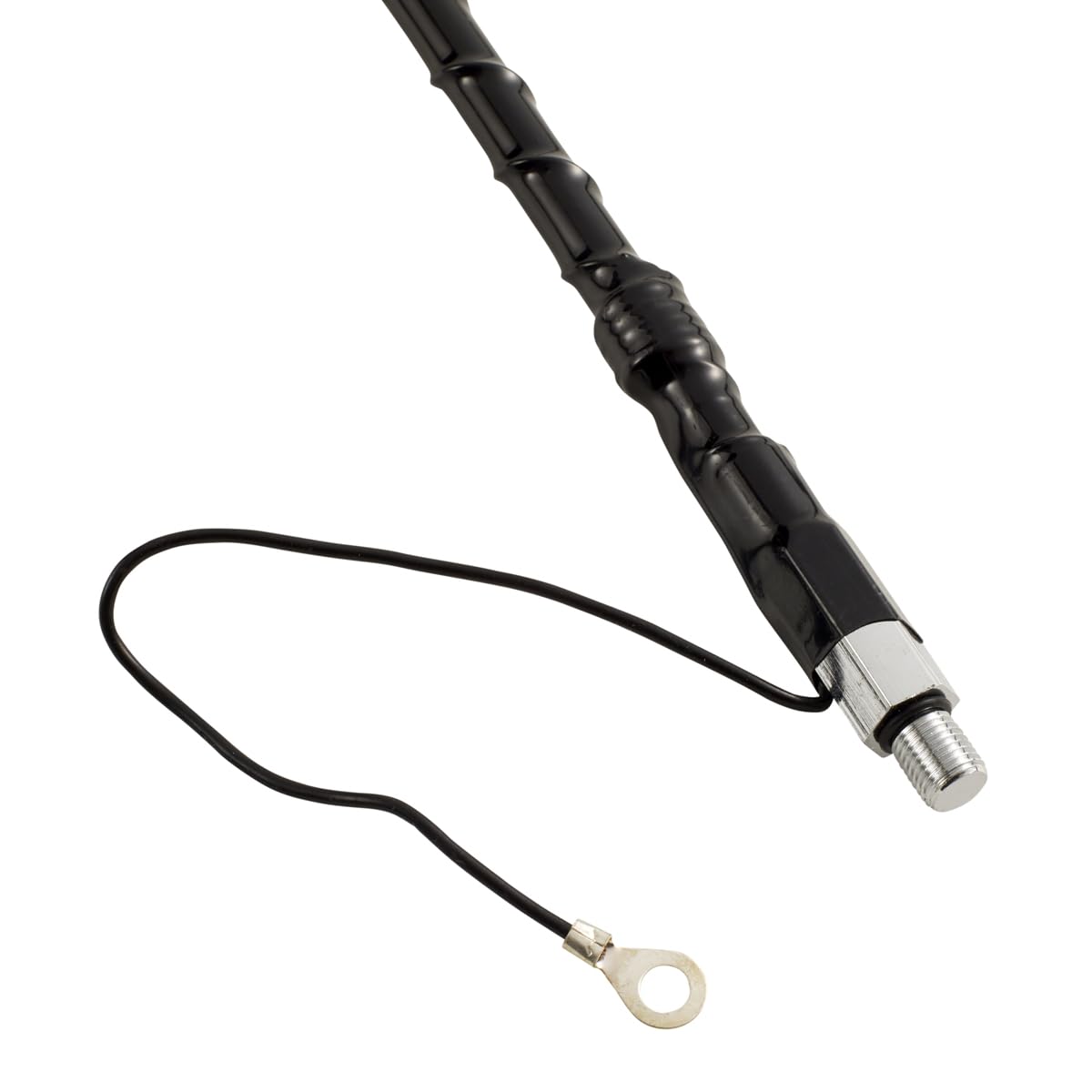 305-483 Wilson Antennas CB Antenna Silver Load FGT Series 3FT Fiberglass Whip Antenna AM|FM Ready-Black
