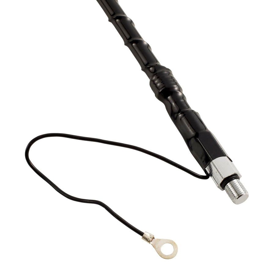 305-483 Wilson Antennas CB Antenna Silver Load FGT Series 3FT Fiberglass Whip Antenna AM|FM Ready-Black