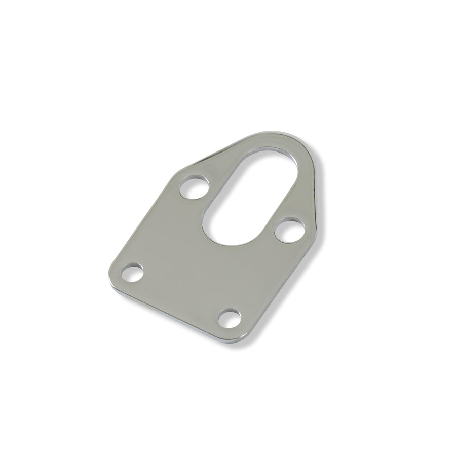 1514 Mr. Gasket Fuel Pump Mounting Plate, MTG PLT Sb Chev, Silver