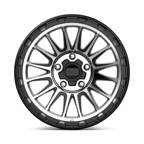 KMC 17X9 KM542 S-BLK MACH -12MM 5X5.0 - KM54279050512N