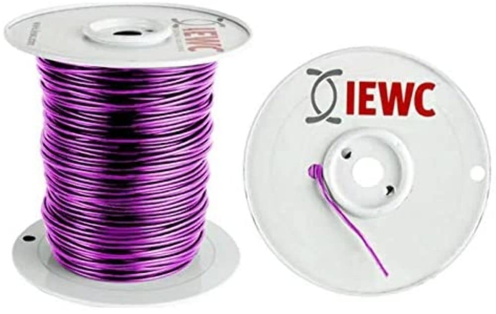 22 Ga Install Bay US GPT All Copper Primary Wire Purple - Coil of 500 Ft