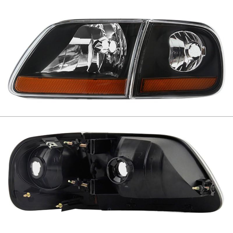 OEM Style Xtune Headlight (HD-JH-FF15097HD-SET-BK) (OE)