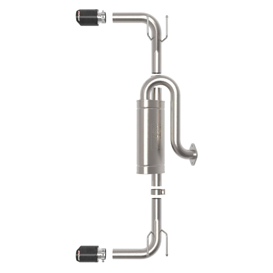 49-37023-C Takeda - 304 SS Axle-Back Exhaust System With Split Rear Exit
