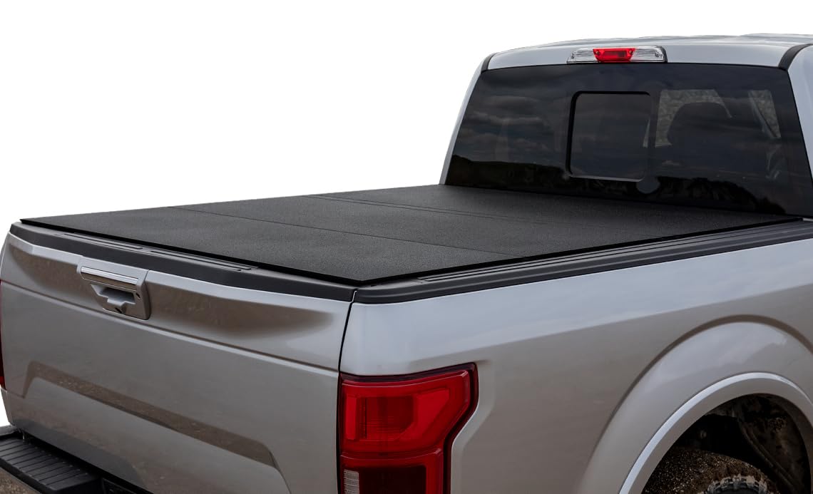 Lomax ACI Folding 24-ON Ford Ranger 5' Box Hard Tonneau Cover Black Urethane