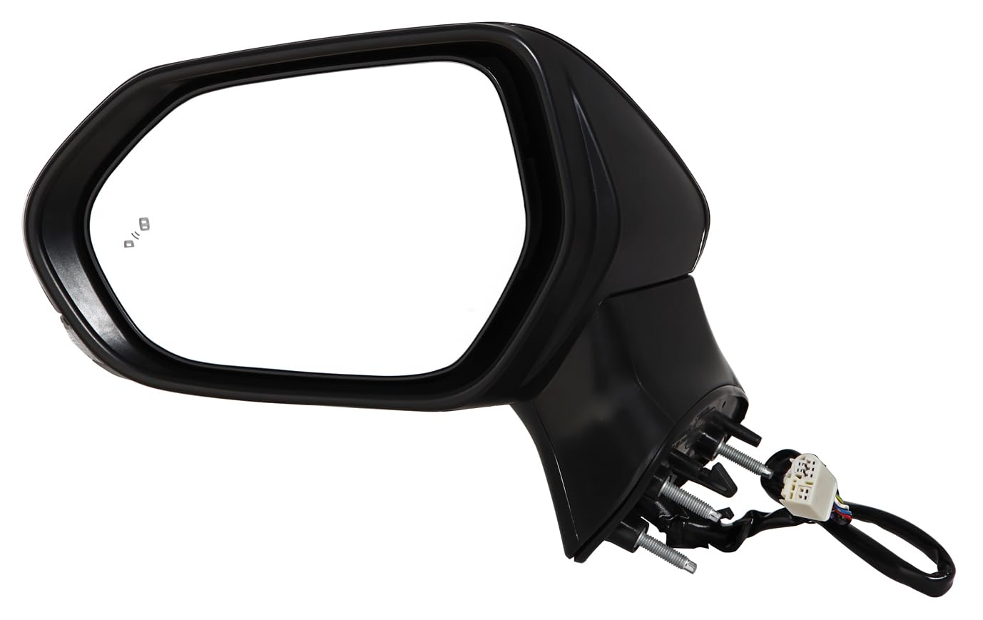 For Toyota Camry 18-19 NA Built/Hybrid 18-20 Manual Fold Power Heated Mirror with SGL & BSD without Side VIEW CAMERA Driver Side PTM | DOT Certified 87940-06840+87945-06330-C0 | TO1320368 ACK