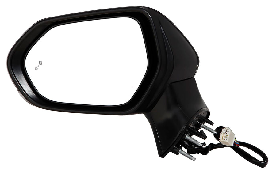 For Toyota Camry 18-19 NA Built/Hybrid 18-20 Manual Fold Power Heated Mirror with SGL & BSD without Side VIEW CAMERA Driver Side PTM | DOT Certified 87940-06840+87945-06330-C0 | TO1320368 ACK