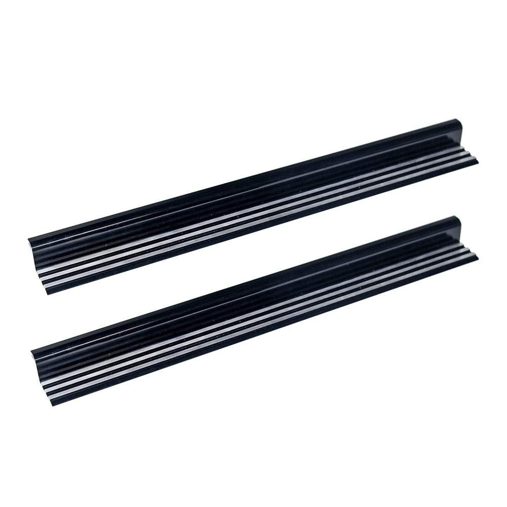 Door Sill Plates for 2007-2013 Jeep Wrangler JK | DV8 Offroad Complete Set for Door Entry Areas | Aluminum Construction| Grooved Pattern | Machined Finish | D-JP-18040-AL