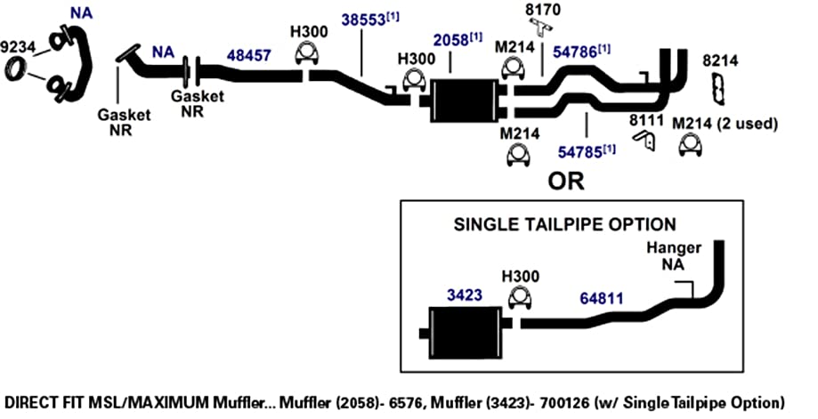 38553 AP Exhaust Products Pipe