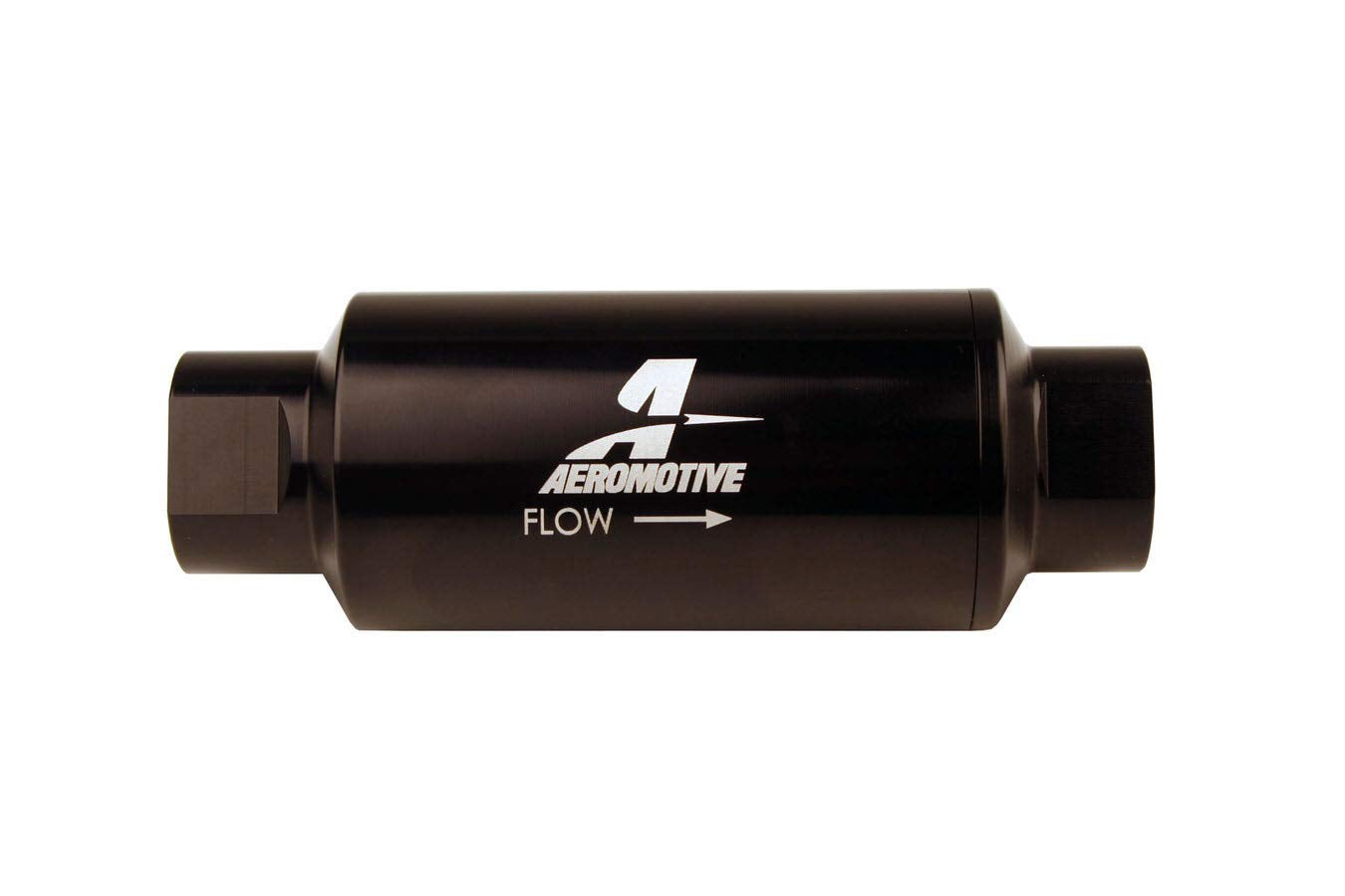 In-Line Aeromotive 12350 Filter, 10-Micron Microglass Element, Black, 2" OD