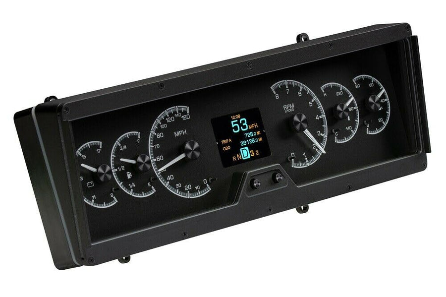 Dakota Digital HDX-78O-CUT-K Analog Gauge System Compatible with 1978-88 Oldsmobile Cutlass Black Alloy