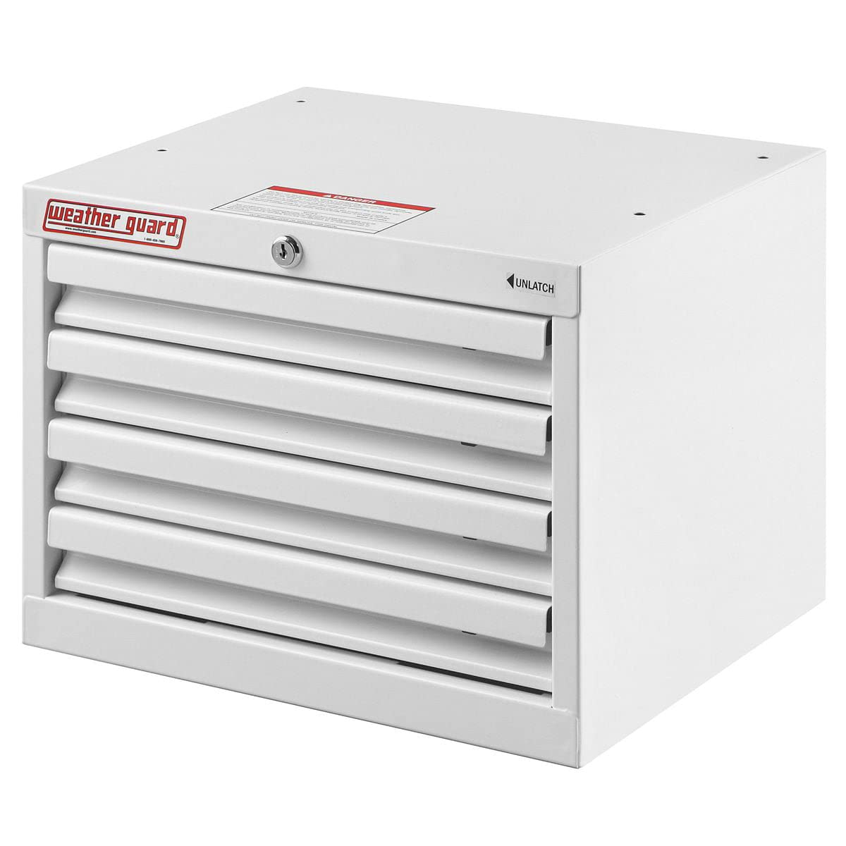 4 Drawer Weather Guard Tall Cabinet, White 9914302