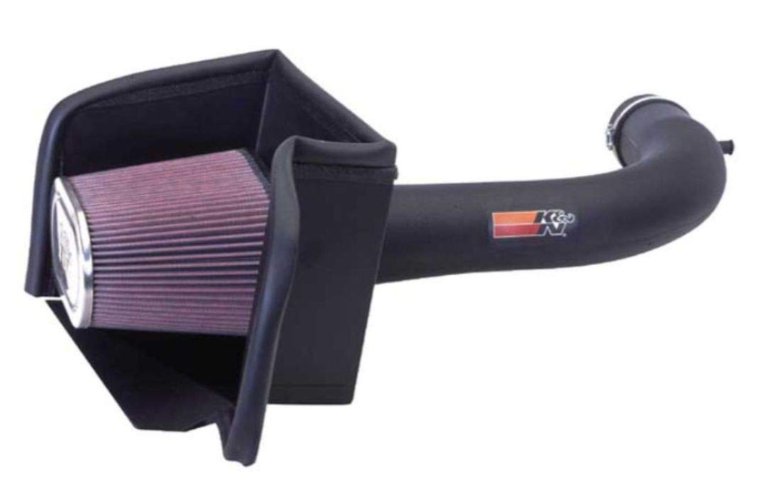 Cold Air Intake System K&N: High-Flow Air-Filter, Increase Performance & Horsepower: Compatible with 2002-2010 DODGE Ram 1500, 57-1537
