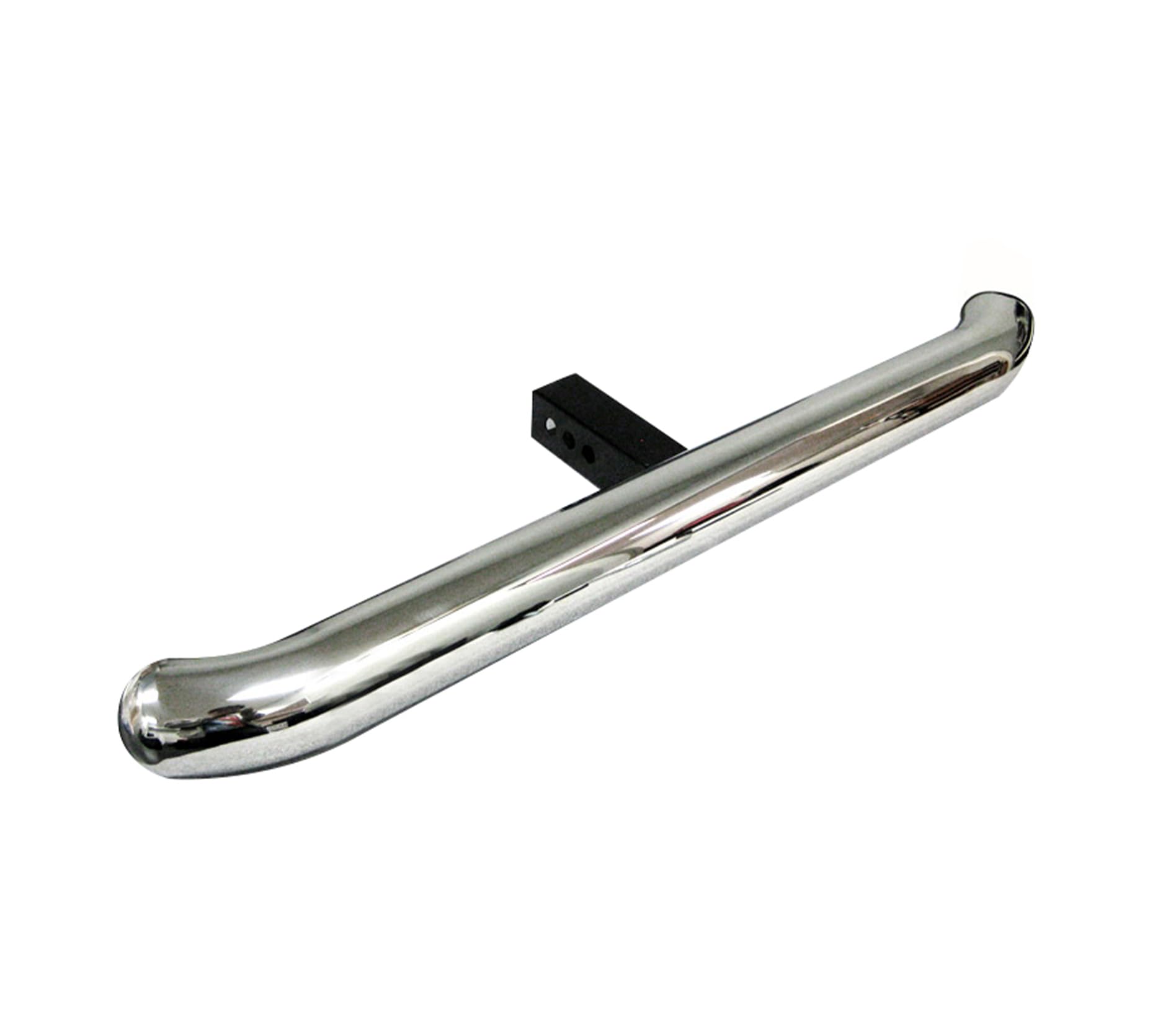 3" Black Horse Tube Diameter Stainless Steel Tow Hitch Step Rear Bumper Guard Protector Compatible with All Truck and SUVs Equipped with 1.25" Receivers Come W/Hitch pin&Anti-Rattling kit -RBP2000SS