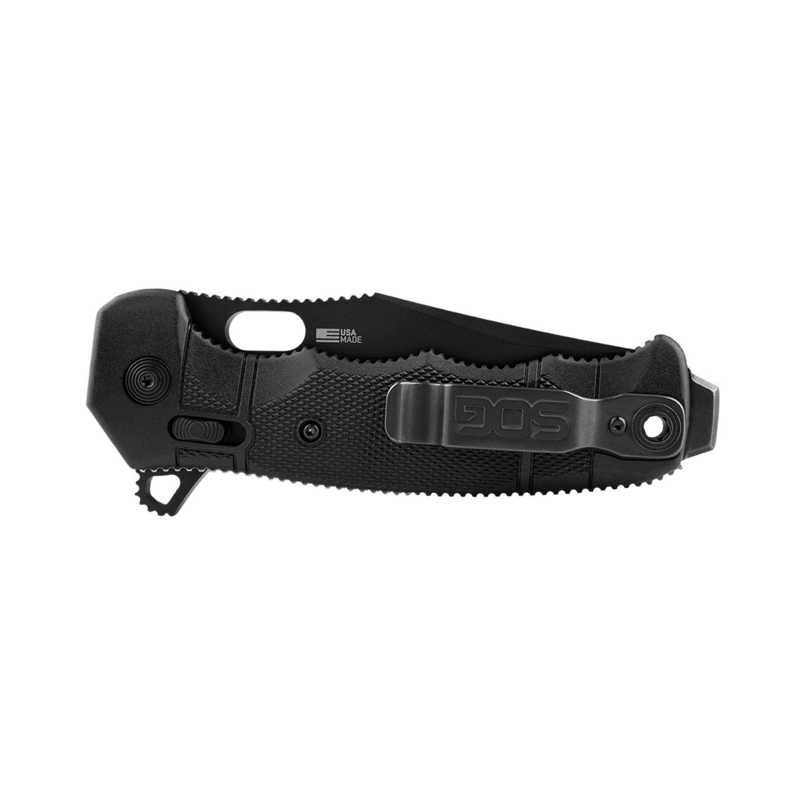 SOG Seal XR Hard-Use Partially Serrated Ambidextrous Pocket Tactical Folding Knife XR Lock CPM-S35VN Steel