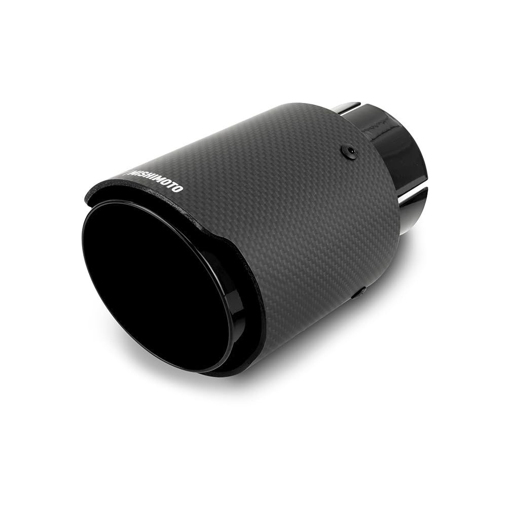 Carbon Fiber Mishimoto Exhaust Tip, 3”, Black
