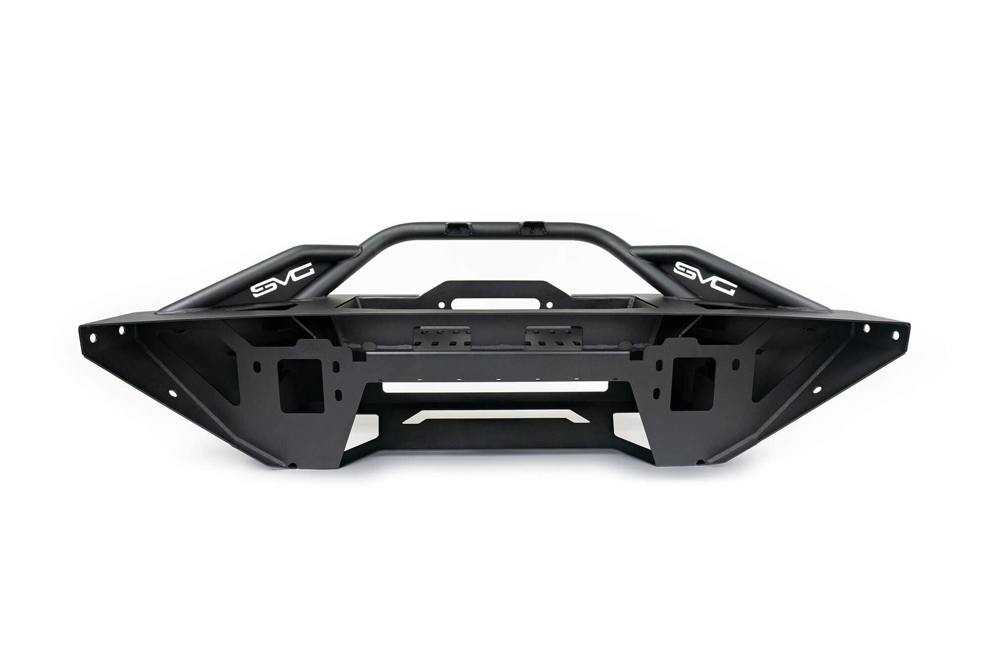 FS-15 Series DV8 Offroad Winch Front Bumper for 2021-2025 Ford Bronco | Works with OEM Parking Sensors | Adjustable Bull Bar Light Tabs | Combine with our Add On Wings & Steel Front Skid Plate