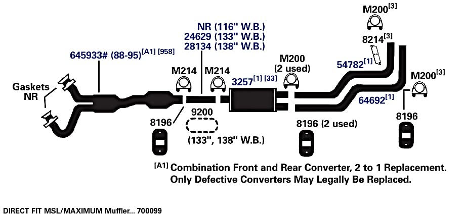 Exhaust AP Products Muffler 3257