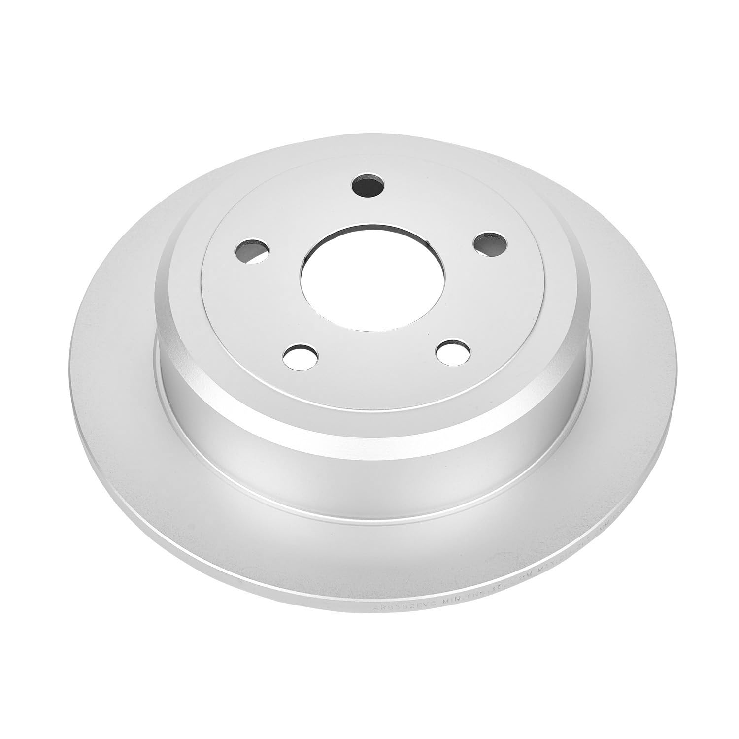 Power Stop AR8382EVC Evolution Geomet Coated Rear Brake Rotor For Jeep Wrangler 2007-2017, Jeep Wrangler JK 2018 [Model Specific]
