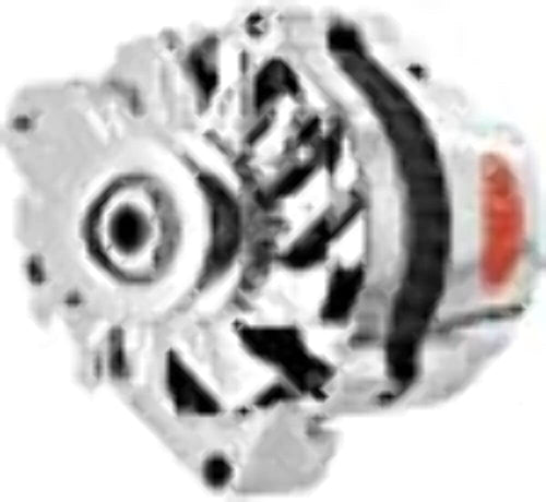 Alt GM CS130 Powermaster Black 140A 6 grv Pulley Str MTG 7.24" 1-Wire or OE Hookup