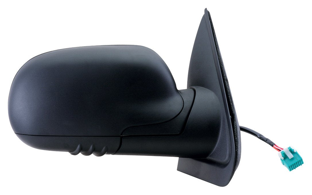 Fit System Mirror Passenger Side for Buick Rainier, Chevy Trailblazer, GMC Envoy, Isuzu Ascender, Olds Bravada, Black, Foldaway, Manual