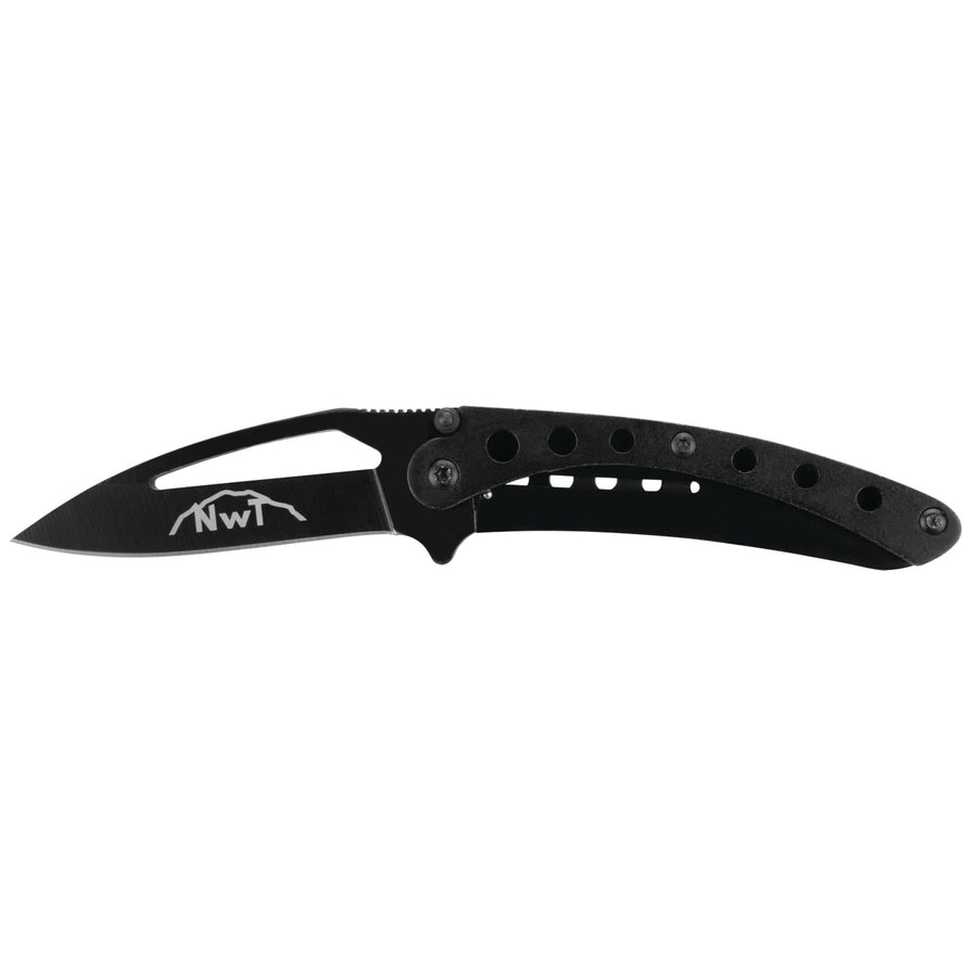 Aneko Performance Tool 5.5-Inch Stainless Steel Pocket Knife, Black