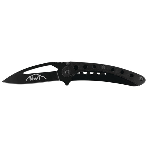 Aneko Performance Tool 5.5-Inch Stainless Steel Pocket Knife, Black