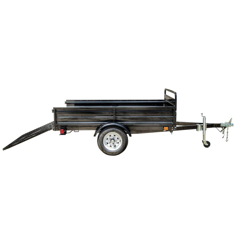 Utility Trailer DK2 4.5 x 7.5 Drive-Up Gate, Load Capacity 1639 lb, Deck Length 7.5 ft, Deck Width 4.5 ft, Model# MMT5X7-DUG