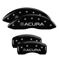 MGP Caliper Covers Black Powder Coat Finish 39007SACUBK Engraved Caliper Cover with Silver Characters, Set of 4 Acura/Acura