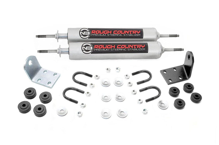 Rough Country Steering Stabilizer Dual N3 for 1977-1979 Ford F-150-8733630