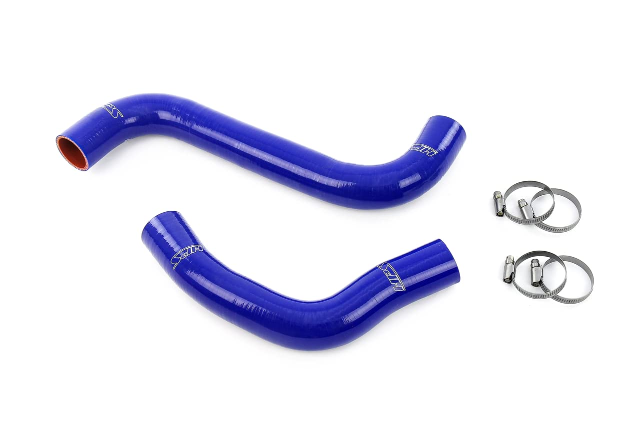 High Temp HPS Reinforced Silicone Blue Radiator Coolant Hose Kit, 57-2107-BLUE