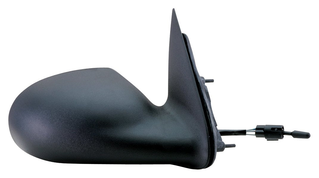 Mirror Passenger Side for Chrysler PT Cruiser, Textured Black, Non-Foldaway, Manual Remote
