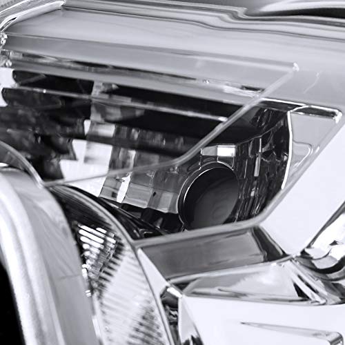 LED Light Bar Projector Headlights SPEC-D TUNING Compatible with 2012-2015 Toyota Tacoma, Left + Right Pair Headlamps Assembly