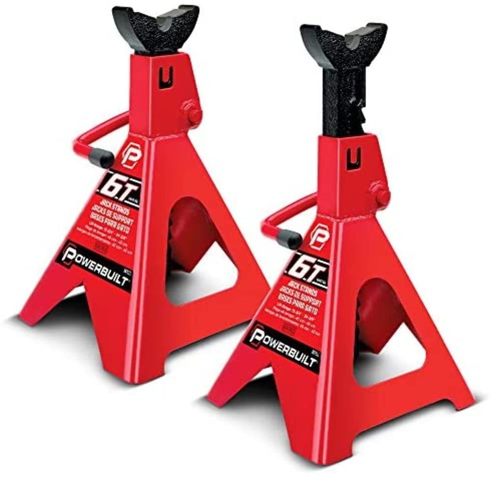 6-Ton Ratcheting Jack Stands, Pr.