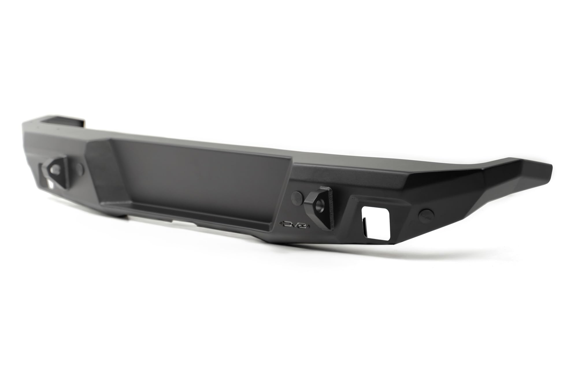 FS-7 Series DV8 Offroad Rear Bumper for the 2018-2025 Jeep Wrangler JL | Sleek Mid-Width Design | Compatible with Factory Hitch | Fits up to 37” Spare Tire Above Bumper Using Factory Carrier