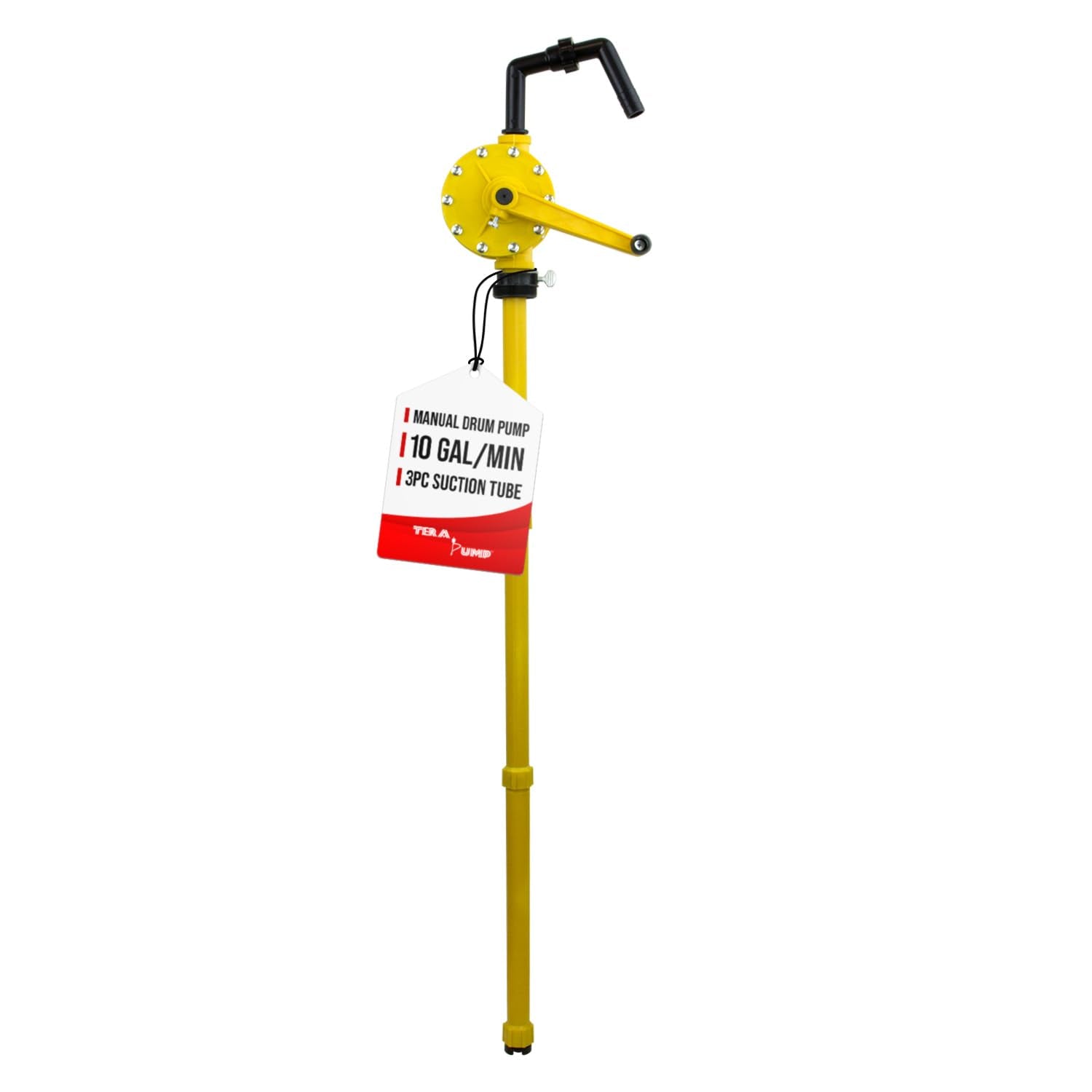 Plastic Rotary Drum Barrel Pump TERA PUMP TRRP90P for Non Acidic Liquids