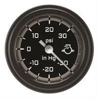 AX141GBLF Classic Instruments Gray 2-1/8" Boost/Vacuum Gauge AutoCross