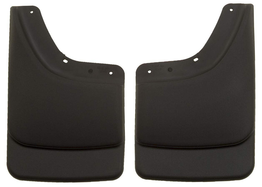 Rear Mud Guards - Husky Liners | 2002-2009 Dodge Ram 1500/2500/3500 w/Single Rear Wheels & w/o OEM Fender Flares, Rear Set - Black, 2 Pc. | 57061