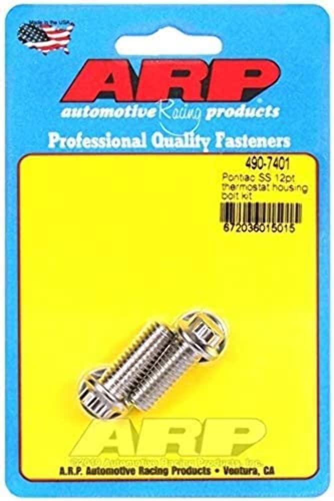 Thermostat Housing Bolt Kit ARP (490-7401), Stainless Steel