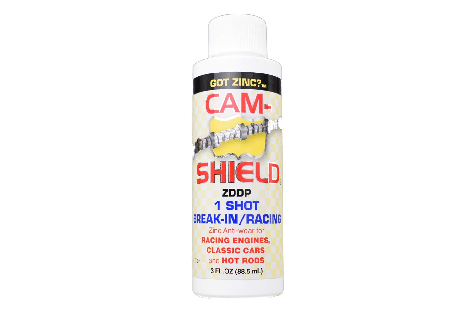 Mr. Race Oil ZDDP Camshield CS-3 Additive 1-Shot 3 oz Bottle 1/pkg