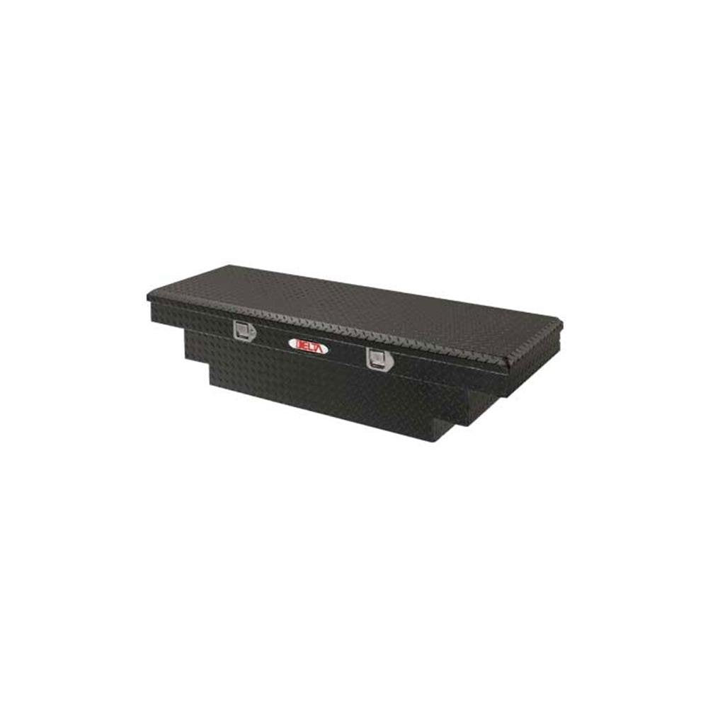 Mid Size Delta 1-304002 Black Aluminum Single Lid Crossover Truck Box