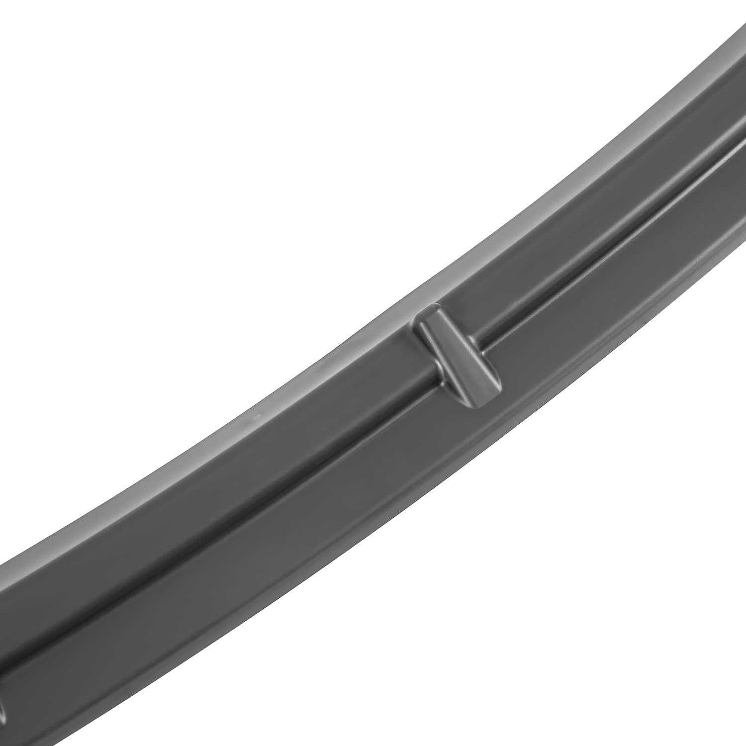Matte Black Front Bumper Lip Spec-D Tuning Compatible with 2017-2020 Tesla Model S, 2016 Tesla Model S with New Style Bumper