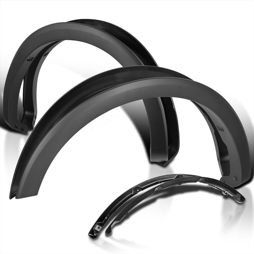 4PC Spec-D Tuning Front + Rear Factory Style Fender Flares Compatible with 2021-2024 Ford F150 F-150