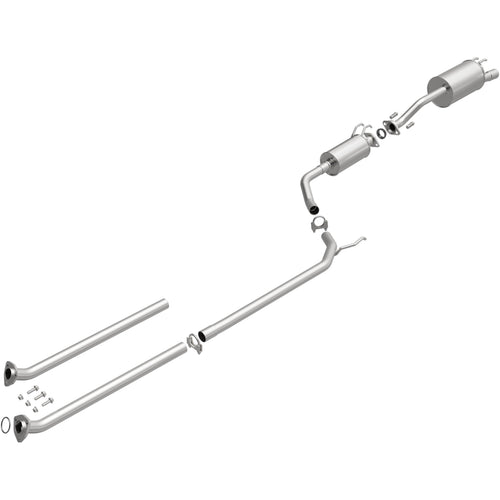 Replacement BRExhaust Exhaust System Kit 106-0719: Compatible with 2006-2011 Honda Civic 1.8L