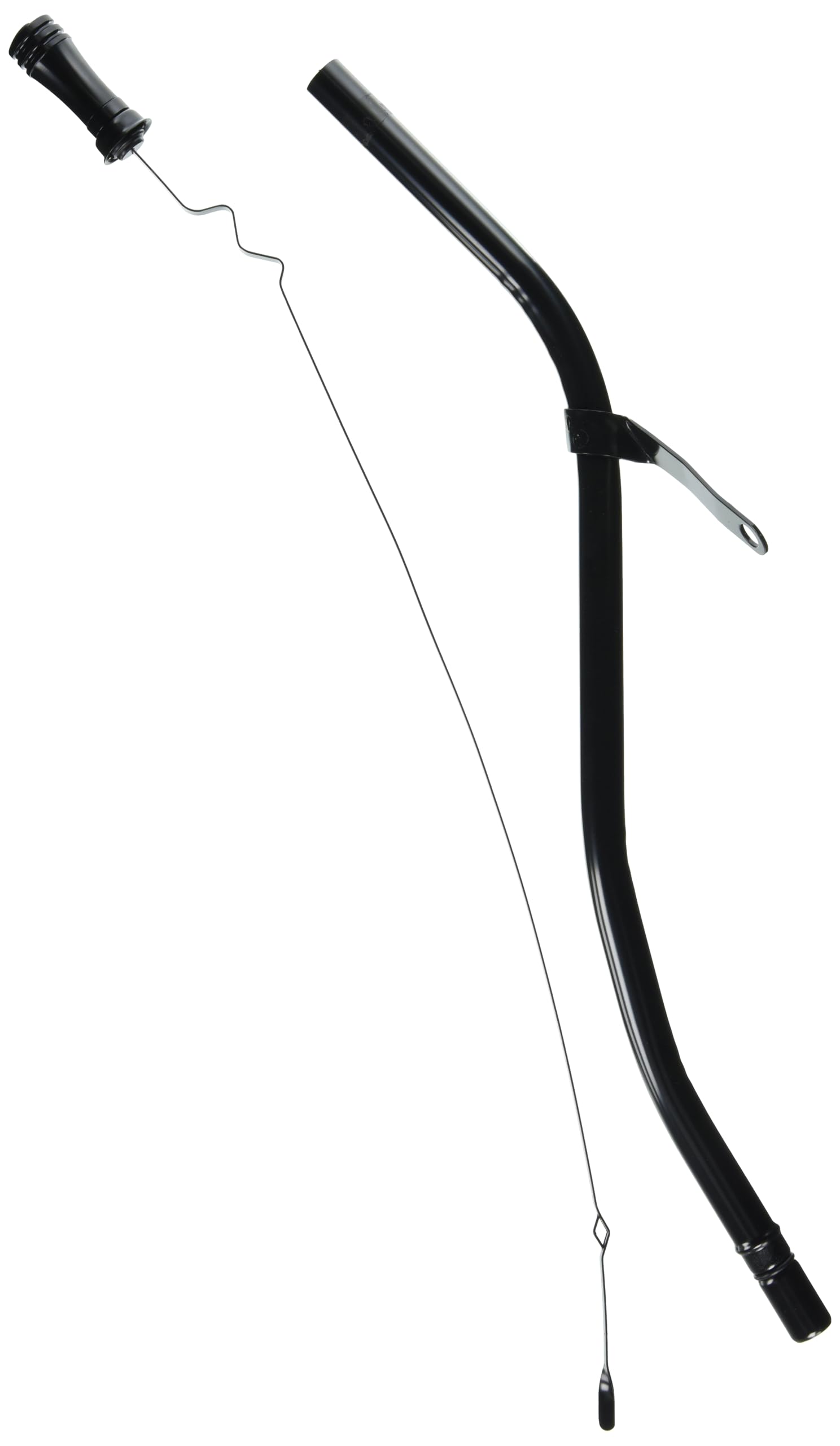 Chevy Turbo 350 Automotive Trans-DAPT Performance Black Billet Alum. Handle Trans. Dipstick 34" (7168)
