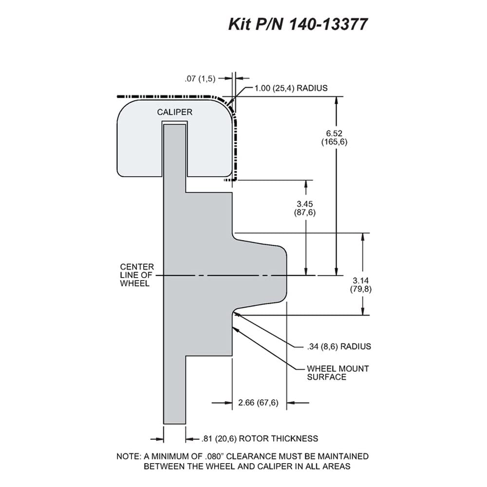 Red DP-DB Front Kit,11.00"