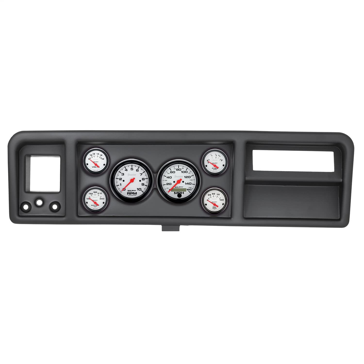 AutoMeter Dash Kit Direct Fit, Ford Truck 73-79, Tach/Mph/Fuel/Oilp/Wtmp/Volt, Phantom (2146-09)