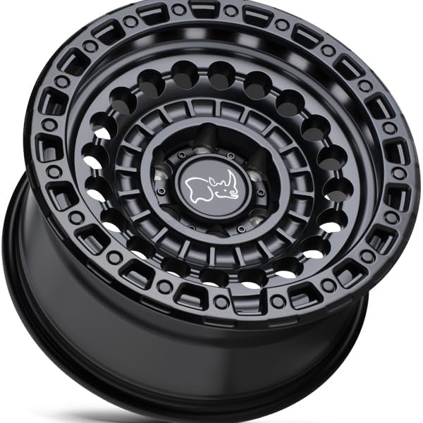 SENTINEL Black Rhino Hard Alloys 17X8.5 6X5.5 4.36-10mm MATTE BLACK - 1785STN-06140M12