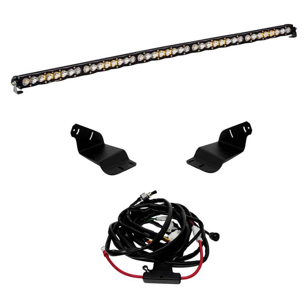 Offroad Light Bar Baja Designs 447758 Fits Ford Bronco, Black