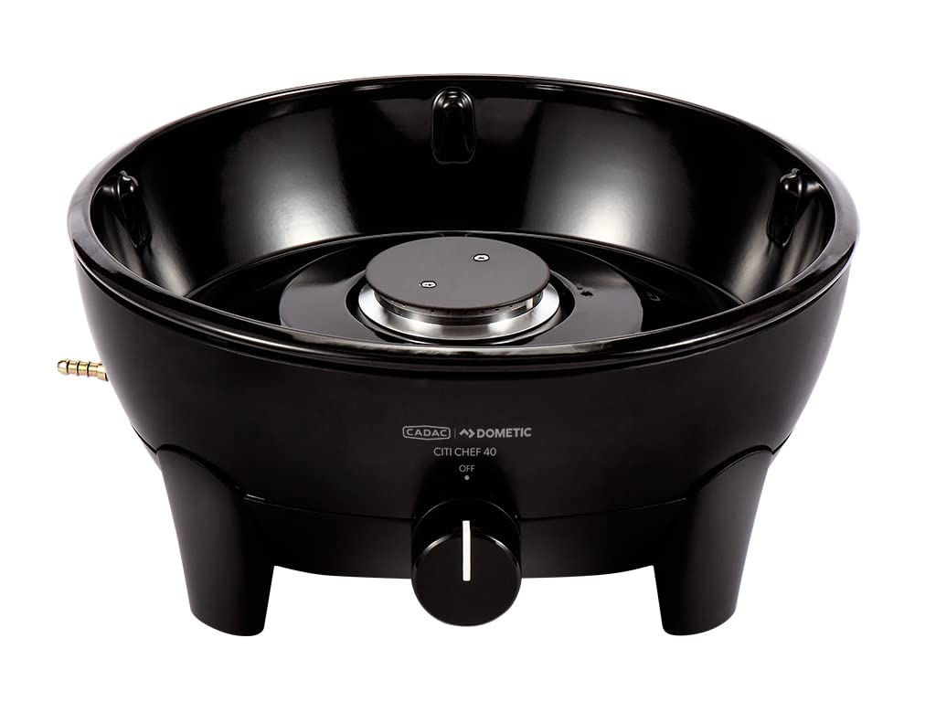 CADAC Front Runner Citi Chef 40/ Black/Portable 4 Piece/Gas Barbeque/Camp Cooker